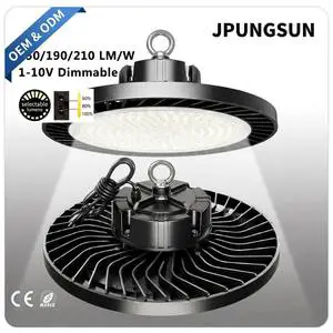 150W 200W 240W Led Light Ufo Industrial Power Adjustable by Dip Switch UFO Lighting for Warehouse Industry Shop Lamp