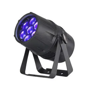 7*40W 4in1 RGBW Warm White Beam RDM Waterproof LED Zoom Outdoor Par Light for Theme Park