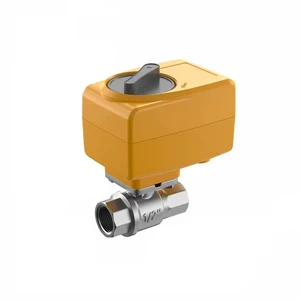 Factory Custom 2-Way Brass Motorized Ball Valve With Auto Water Cutoff, Matched For Underground Water Pipe Leak Detector Systems