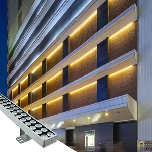 Outdoor RGBW 120W LED Wall Wash Lamp IP65 Building Bridges Hotel Exterior Walls River Embankment Landscape Lighting Commercial