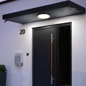 Modern Nordic LED Outdoor Ceiling Light Aluminum Die Cast Lamp Adjustable Color Temperature 2700-6500K 50000 Hours Lifespan for