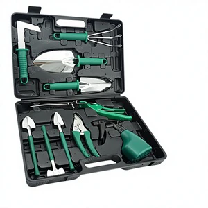 Garden Tool Set Gift Box Pruning Scissors Shovel Rake Hoe Shears Watering Can Ten-piece Set Household Flower