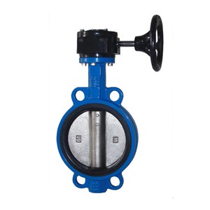 Manufacturers Wholesale DN125 Ductile Iron Manual Water Stem Valve Soft Seal EPDM Seat Lever Wafer Butterfly Valve