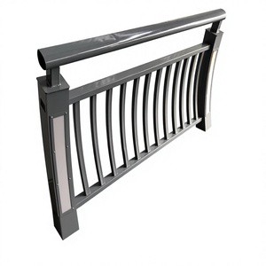 CN Landscape Aluminum Alloy LED Lighted Railings For Bridges Riverbanks Overpasses & Elevated Bridges-Water Fillable