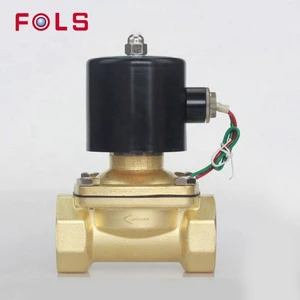 DN20, 2 Inch, 3 Inch, 50mm, 5V, 24V Water Flow Control Brass Valve, Brass Solenoid Valve For Water And Oil And Air