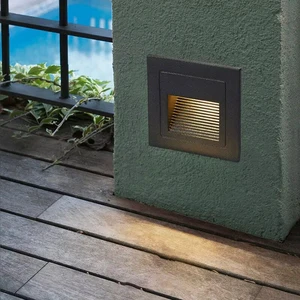 Outdoor 3W and 5W LED Wall Light Fixture Waterproof Corner Lamp Stair Wiring Box Bridge