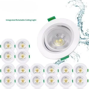 Hot Sale 3CCT Dimmable LED Spotlight Plastic Recessed Ceiling Light for Home Hotel Commercial Residential