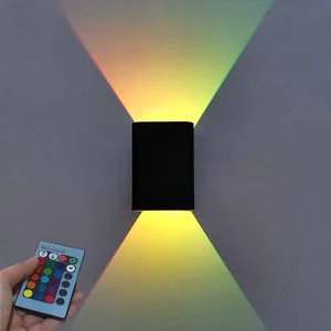 Outdoor Garden Courtyard Super Bright Lighting Modern Moisture Proof Light Weather Proof Surface Mouted Led Wall Lamp