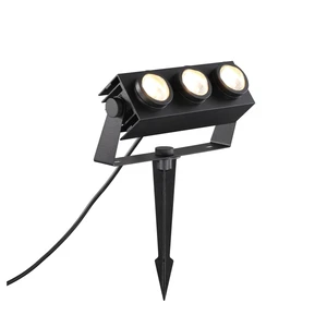 Modern 3*12W Black Aluminum IP65 Flood Lights Outdoor Garden Light