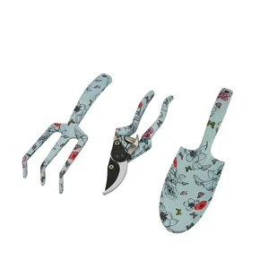 New Product 3pcs Floral Printing Garden Hand Tool Kit Garden Sets Tools GardenTools Set for Gardening