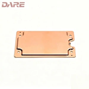 Wholesale C10100 Copper Heat Sink Plate High Thermal Conductivity Flat Vapor Chamber Custom Size for Electronic Instruments