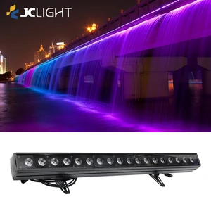 18*10W Rgb Led Wall Washer Light Ktv Club Wedding Dmx Wall Washer Led Lights 18Pcs Pixel Led Bar Wall Washer for Building