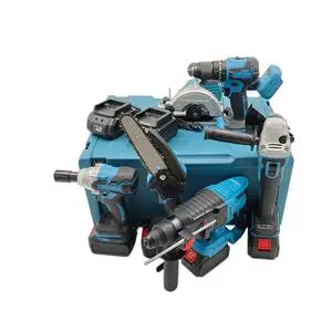 Multifunctional Power Tool Set Electric Drill Electric Wrench Angle Grinder Electric Saw Electric Hammer Tool Set