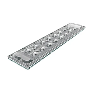 Manufacturer Casting 260x58mm 3535 16in1 PC Plano-concave LED Optical Array Lens Multi-angle Street Light Flood Light 92%