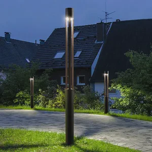 LED Waterproof Outdoor Street Lamp IP65 Aluminum Body High Pole 85-265V for Garden Villa Park Courtyard Landscape Lighting