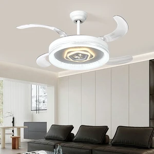 modern smart ceiling fan with light