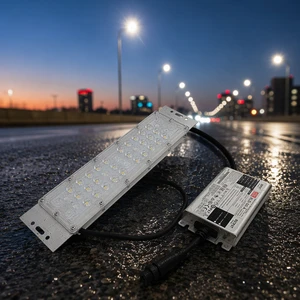 50-80W 28 In 1 5050 SMD LED Tunnel Light Module 80x150° Asymmetric Beam With Mean Well Driver Kit OEM LED Module Supplier