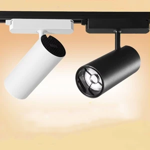 Adjustable Full Spectrum COB Downlight LED Track Spotlight Modern for Commercial Clothing Store Mall Use Aluminum Spotlight