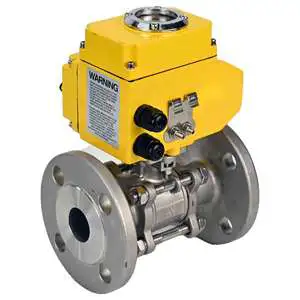 Stainless steel AISI 316 Ball Valve DNOVA BVFPT-ISO.316.180 three-part flanged manual