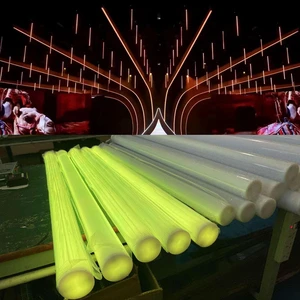 Custom 3D LED Pixel Tubes Addressable DMX512 RGB Led Night Light Led Tube Meteor Lighting for Nightclub Stage Party Events Light