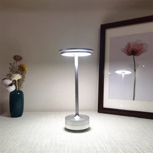 LED Dedside Reading Study Office Nightstand Dimmable Touch Lamps USB Modern Luxury Bar Restaurant Small Portable Mesa Lamp