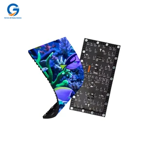 P4 Flexible LED Screen Indoor 320x160mm Bendable Soft LED Display Panel Applicable to Shopping Centers