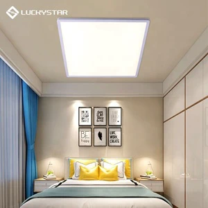 LUCKYSTAR Modern Rectangular 22W Surface Mounted Acrylic Metal Frame Ceiling LED Light 2700K/4000K/6500K Color Temperature for