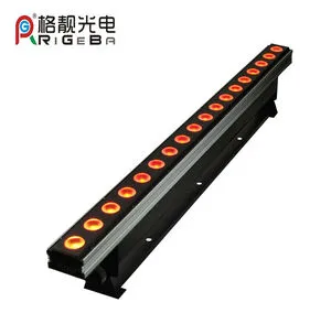 High Power 18Leds 8W RGBW 4IN1 Profile Spotlights for Stage & Wedding Decorations Wall/Floor Mounting DMX512 Control IP44 Rated