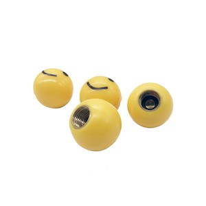 Smile Tire Valve Cap Cross Shape Wheel Tyre Tire Valve Stems Caps Valve Cover