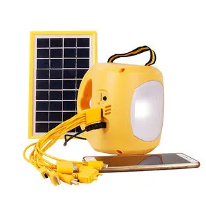 Led Outdoor Camping Light Abs/As Solar Lamp Energy Battery Portable Lighting Outdoor Lamp Charging
