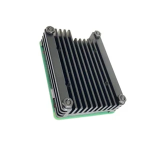 Raspberry Pi CM4 Heat Sink Board for Computer Case Aluminum Embedded Cooler with 30X30X10mm Fan 100000 Hrs Fan Life Black LED