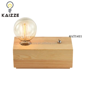 Simple Table Lamp Wooden Material Decorative Desk Lamp Small Table Lamp
