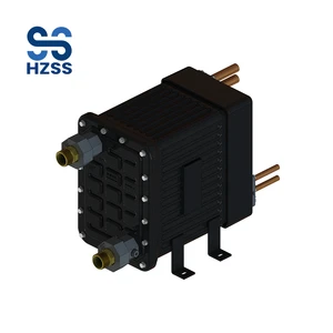 HZSS Energy Saving Marine Heat Pump Heat Exchanger Condenser Pipe Coaxial Coil Heat Exchanger