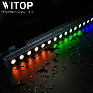 Dynamic White Leds RGB RGBW Wall Wash Lights bar Outdoor Wall Lamps 24V Dmx Bridge Led Wall Washer Light