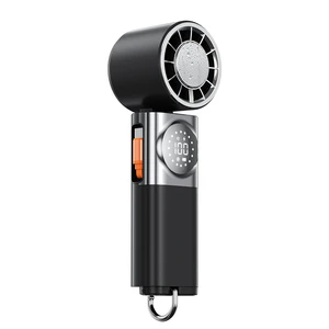 Original Five Handheld Water Mist Spray Fan Color Box Small Mini Handheld Fan Outdoor Plastic Handheld Fan