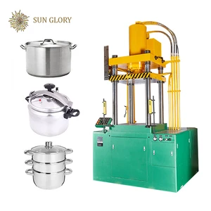 Stainless Steel Aluminum Cookware Utensils Hydraulic Pressing Machine Manufacturer For Pot Making And Kitchenware Forming