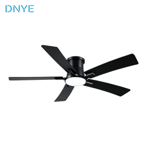 Factory Wholesale of Modern Fan Lights with Remote Control ABS Straight Blades, 52 Inch Smart Home LED Ceiling Fan