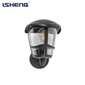 Lisheng European-style Outdoor Wall Lamp Garden Courtyard IP44 Aluminum Remote Control Lighting Plastic Shade Dimmable