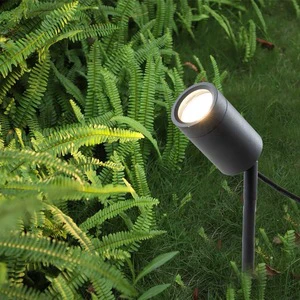 10W Warm White IP65 Led Lawn Light Modern Design for Courtyard Aluminum Led Landscape Lamp with Spike