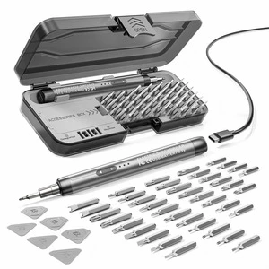 46 in 1 Electric Screwdriver Kit Portable Precision Cordless Type-C Charging Screwdriver for DIY Home Appliance Repair