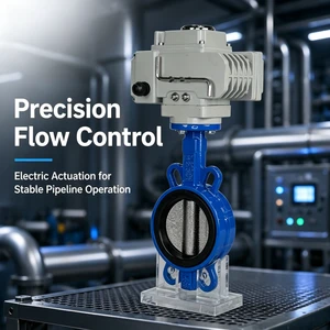Electric ON/OFF Or Modulating Actuator Motorized Clamp Rubber butterfly Valve Stainless Steel Electric Actuator butterfly Valve