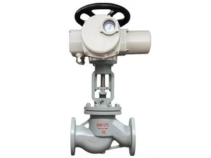 J941HY Electric Actuated Globe Valve Motorized Cast Steel Flanged Shut Off Valve API Standard CE Certified