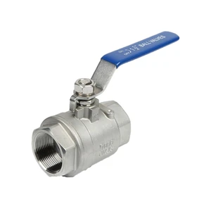 Industrial Manual Hydraulic Sanitary Thread 2PC Ball Valve Medium Pressure Normal Temperature 1/2''-4'' Stainless Steel