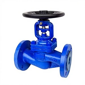 Bellows Globe Valve WJ41W Cast Steel Stainless Steel High Temperature German American Standards Chemical Industry Application
