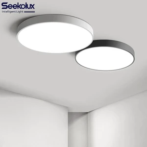 IP40 10W 20W 30W 40W 60W 90W Surface Mounted Indoor LED Ceiling Lights Modern AC Dimmable 3CCT Aluminum White Living Room