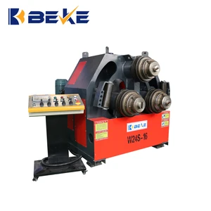 Profile Bending Machine Pipe Tube 3 Roller Horizontal Hydraulic Angle Steel Pipe Bending Machine