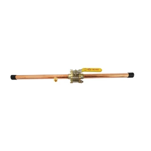 Medical Pipeline Three-piece Brass Body Valve
