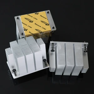 40x40x60mm Aluminum Extrusion Heat Sink Spring Buckle Thermal Conductive Plate CPU Mainboard Chip 1151 1156 Cooling Radiator