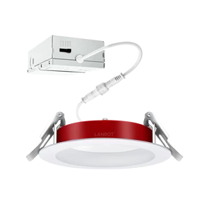 Hot Sale Household Fire Rated Anti-glare Panel Light Hotel Office Circular Potlight 5cct 4 Inch Slim Led Panel Light