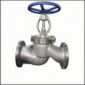 General Purpose Casting Iron Globe Valve with Rubber Seal Manual Operated Flange Stop Valve Medium Temperature Globe Valve